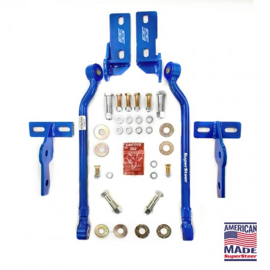 SuperSteer® Front Radius Rods for 2021-Current Ford F53 V8 Class A Motorhome (Part Number SS404RR)