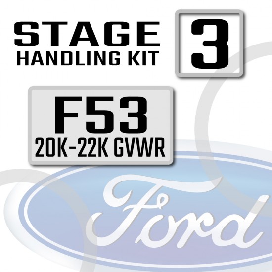 Stage 3  -  1997-2005 Ford F53 Class-A 20-22K GVWR Handling Kit Stage 3  -  1997-2005 Ford F53 Class-A 20-22K GVWR Handling Kit