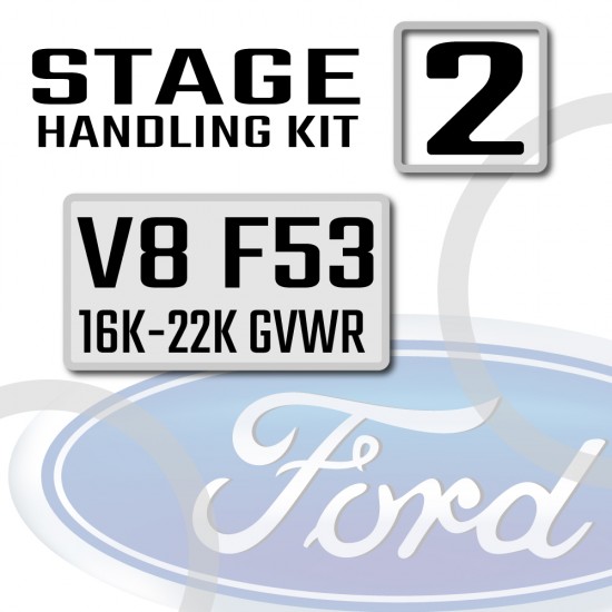 Stage 2  -  2021+ Ford F53 V8 Class-A 16-22K GVWR Handling Kit Stage 2  -  2021+ Ford F53 V8 Class-A 16-22K GVWR Handling Kit