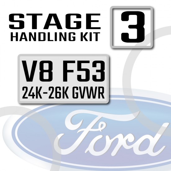 Stage 3  -  2021+ Ford F53 V8 Class-A 24-26K GVWR Handling Kit