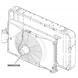 W8000346AF - Electric A/C Fan Asm