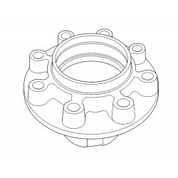 00352982  -  Hub - Rear Wheel (P42 Equipped With Rear Drum Brakes)