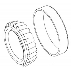 W8007137  -  Rear Wheel Inner Bearing Set