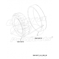 09414917  -  Bearing Asm - Roller (OUTER) (10.5 DIAMETER RING GEAR) 