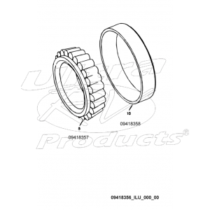 09418356  -  Bearing Asm - Differential Drive Gear and Pinion (Outer)