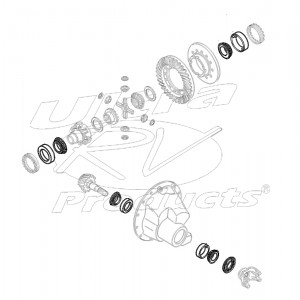 12376134  -  Kit - Pinion and Differential Bearings and Pinion Oil Seal 