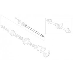12389923  -  Shaft - Rear Axle