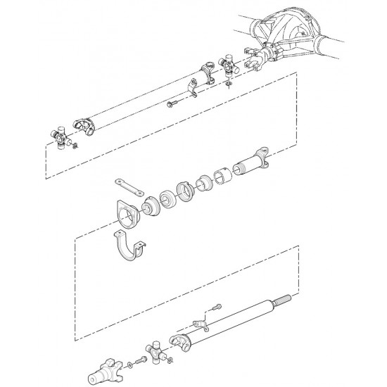 15713340  -  (cps)  Propshaft Asm-frt  - Lg