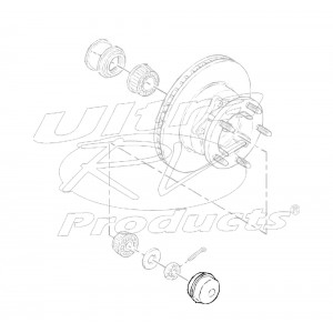 15972552  -  Cap - Front Wheel Bearing Lubrication