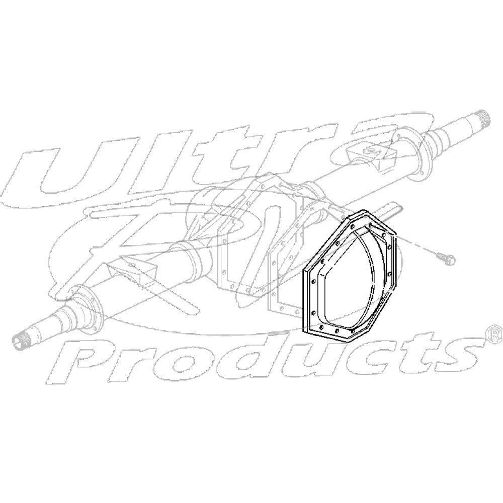 26067040  -  Cover - Rear Axle Differential Housing