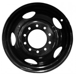 W0002399  -  Wheel Asm - Wheel Asm - 19.5x6, Offset 5.0, 10-hole Black (JF9 - Dual Rear Wheels)