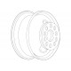 W0002399 - Wheel Asm - Wheel Asm - 19.5x6, Offset 5.0, 10-hole Black (JF9 - Dual Rear Wheels) W0002399 - Wheel Asm - Wheel Asm - 19.5x6, Offset 5.0, 10-hole Black (JF9 - Dual Rear Wheels)
