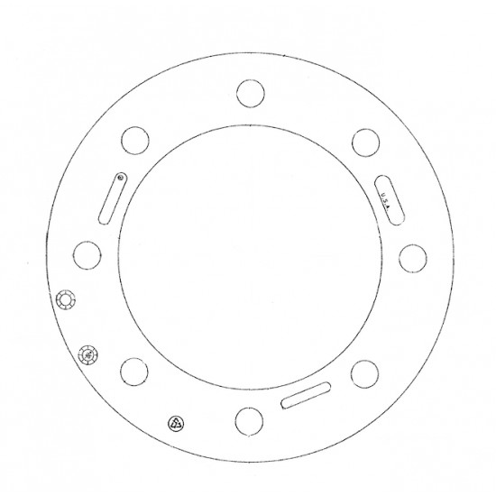 W0003197  -  Spacer-al Whl- 8 Hole-Plastic