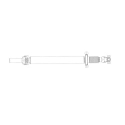 W0012506  -  Shaft Asm - Front Prop (lube For Life)