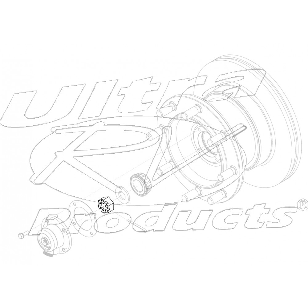 W8000021 Nut Frt Whl Brg Workhorse Parts