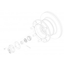 W8000022  -  Washer - Front Wheel Bearing Thrust 