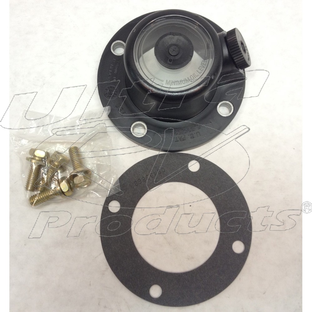 W8000124 Front Axle Hub Cap Asm (includes Gasket & Mounting Screws