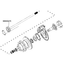 W8000275 - Rear Axle Outer Gasket