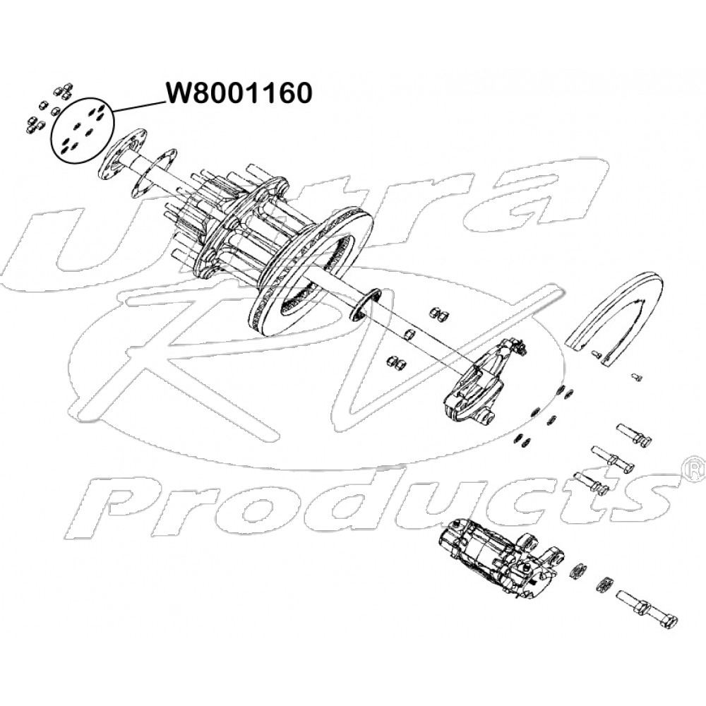 W8001160 - Rear Axle Shaft Cone Spacer