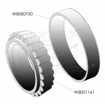 W8001161 - W24 Rear Hub Inner Bearing