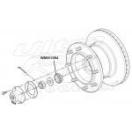 W8001364-B - Front Wheel Outer Bearing (Bearing Cone Only - Race Sold Separately)