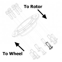 W8002478  -  5/8-18 Front Wheel Stud
