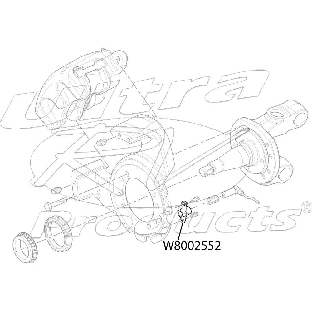OE FIX Dorman 970-5213 ABS Wheel Speed Sensor Bracket for Select Chevrolet/GMC Models 