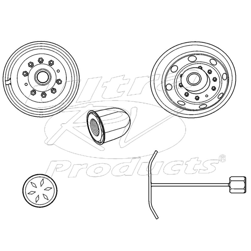W8003490 Wheel Simulators 19.5 Workhorse Parts