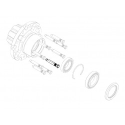 W8003802  -  Rear Wheel Stud (DRW) 