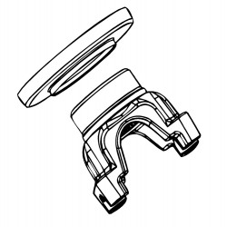 W8004469  -  Yoke And Slinger Asm - Pinion Shaft (SPL70 Series)