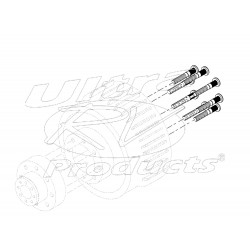 W8810703  -  Stud - Rear Wheel (Dual Rear Wheel Chassis w/ Drum)