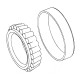 W8820008  -  Front Wheel Outer Bearing Set