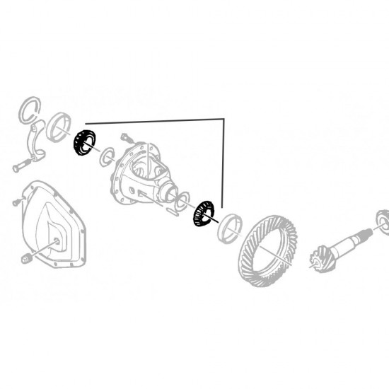 W8836085-B  -  Differential Case Bearing (Race Sold Separately)