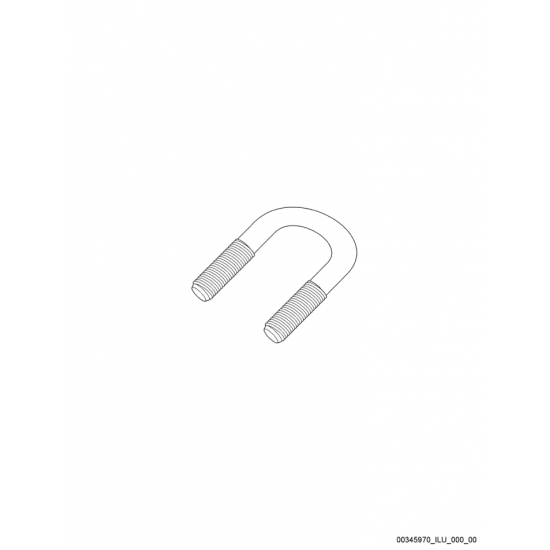 00345970  -  Lower Control Arm U-Bolt