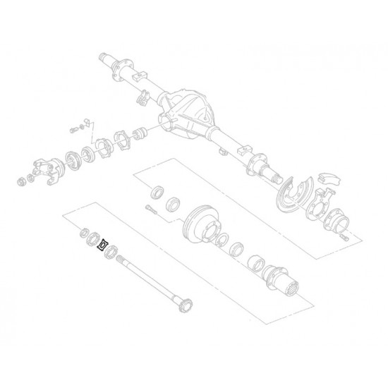 00473629 - Lock - Rear Wheel Bearing Adjusting Nut 00473629 - Lock - Rear Wheel Bearing Adjusting Nut