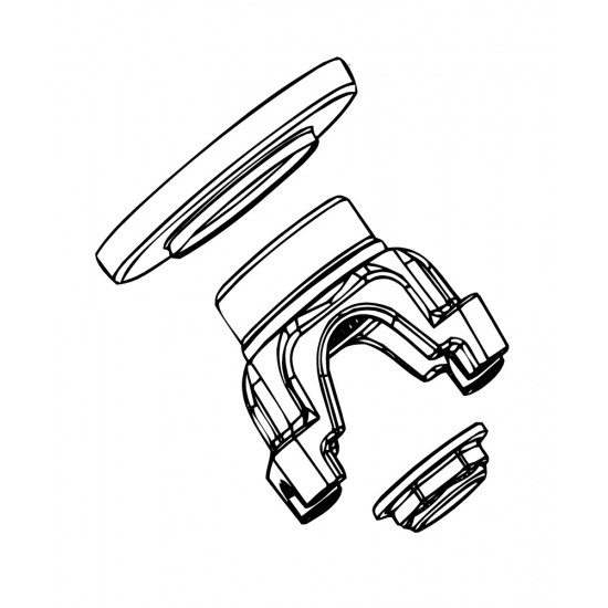 12471684  -  Kit - Differential Drive Gear and Pinion Yoke (w/ Pinion Seal)