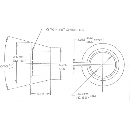 15529185  -  Dowel-r/axl Shf Flg 
