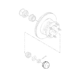 W8833786  -  Cap - Front Wheel Bearing Lubrication