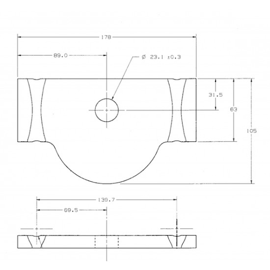 W0000171  -  Spacer-rr Spring Ubolt 