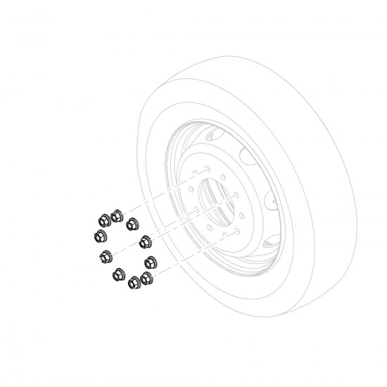 W0007868 - Wheel Lug Nut 5/8-18 W0007868 - Wheel Lug Nut 5/8-18