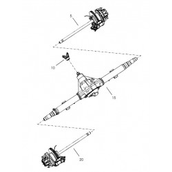 W0010750  -  Axle Asm - Rear (4.63 Ratio - Dana 80 - DRW)