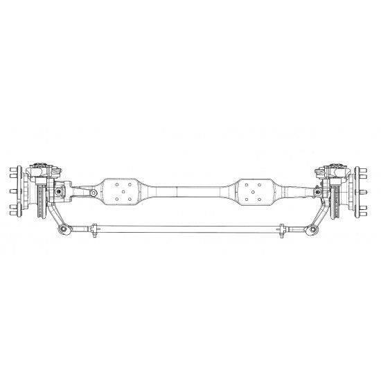 W0012285 - Axle Asm - Front 6K MFS06 W0012285 - Axle Asm - Front 6K MFS06