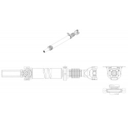 W0012506  -  Shaft Asm - Front Prop (lube For Life)