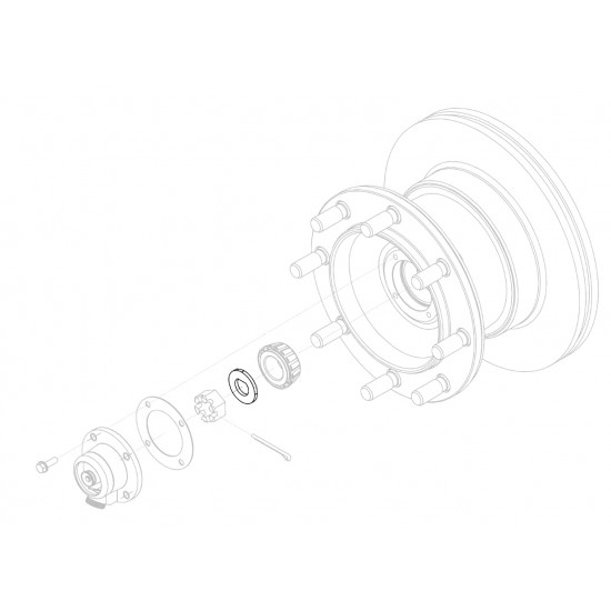 W8000022 - Washer - Front Wheel Bearing Thrust W8000022 - Washer - Front Wheel Bearing Thrust