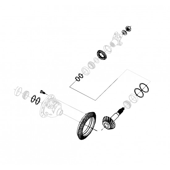 W8003624  -  Kit - Gear & Pinion (4.56 Ratio)