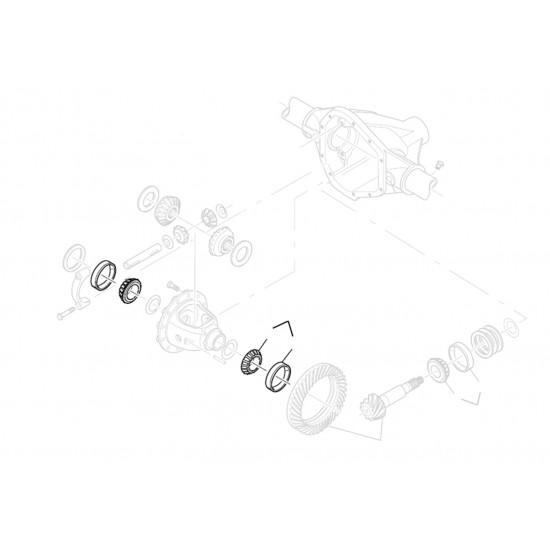 W8003640  -  Kit - Differential Bearing (x2 Bearings & Races)