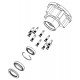 W8003807 - Hub Asm - With Wheel Studs, Both Bearings, Circlip & Oil Seal (JM6 & SRW - R04) W8003807 - Hub Asm - With Wheel Studs, Both Bearings, Circlip & Oil Seal (JM6 & SRW - R04)