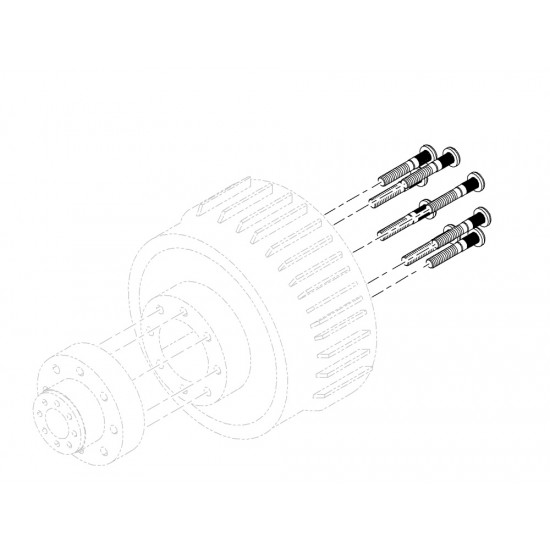 W8810703 - Stud - Rear Wheel (Dual Rear Wheel Chassis w/ Drum) W8810703 - Stud - Rear Wheel (Dual Rear Wheel Chassis w/ Drum)