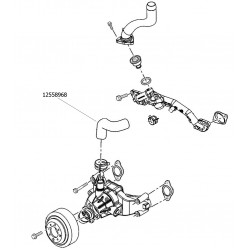 12558968 - 8.1l Waterpump Bypass Hose