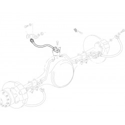 22112622 - Hose - Brake Center Rear